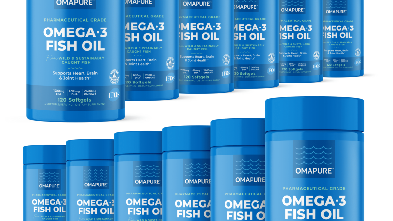 omega-3 molecular structure and synapse diagram