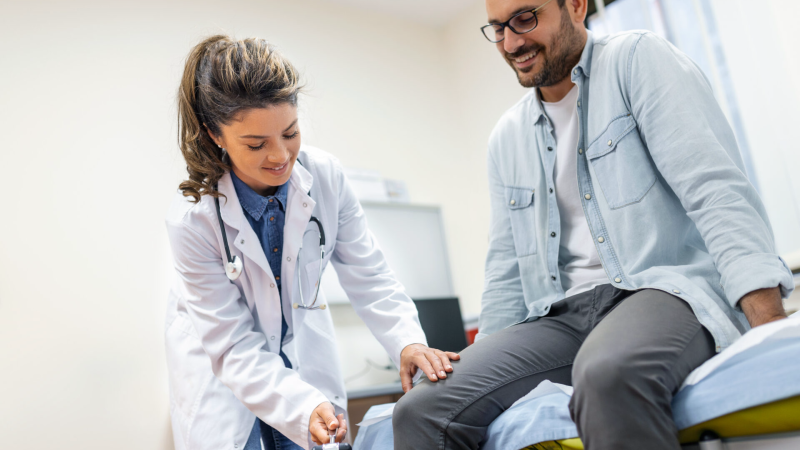 patient consultation with doctor about neuropathic pain