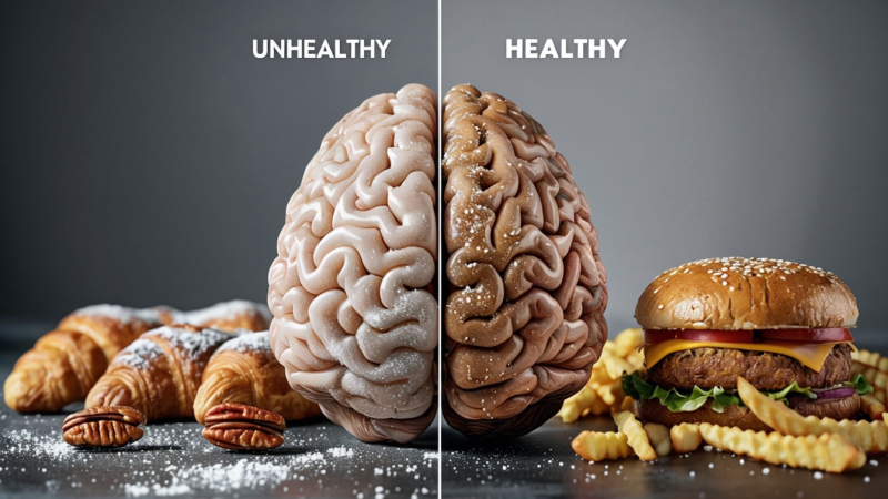 brain fog after meal illustration