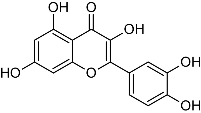 struttura molecolare luteolina quercetina sinapsi