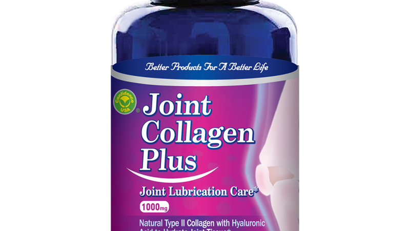 bottle of supplement with joint health ingredients