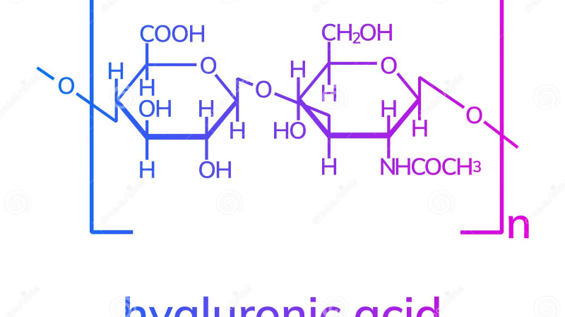 molecular structure of hyaluronic acid chain