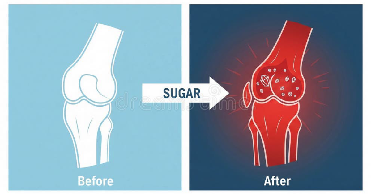 Nerve Calm: Dietary Alert – How Sugar Accelerates Cartilage Wear and Joint Stiffness