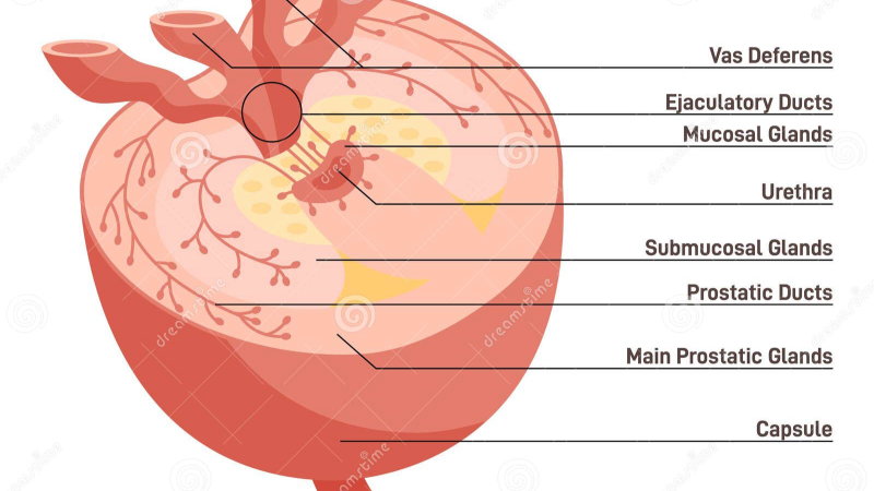 prostate anatomy diagram showing zones of transition and peripheral zone