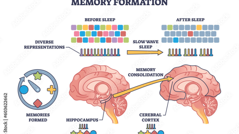hersenen met neuronen en acetylcholine moleculen